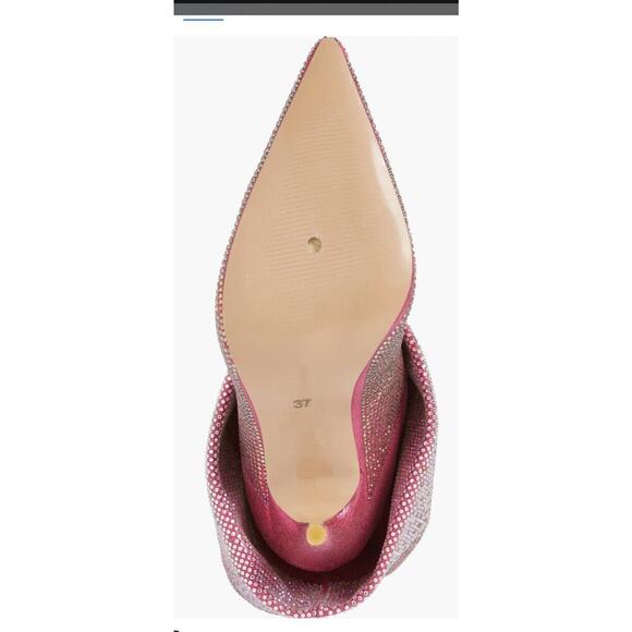 azalea wang wishful crystal embellished pointed toe boot - Picture 6 of 6